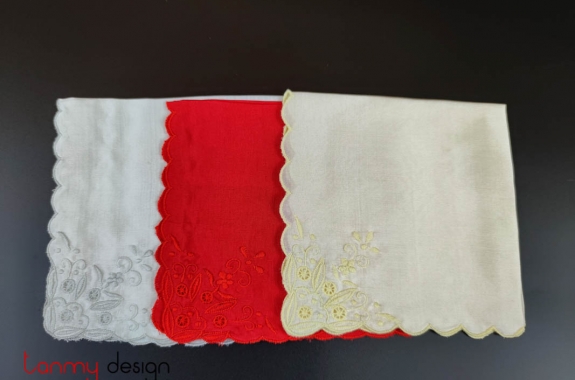 Set of 3 silk handkerchief-number 1